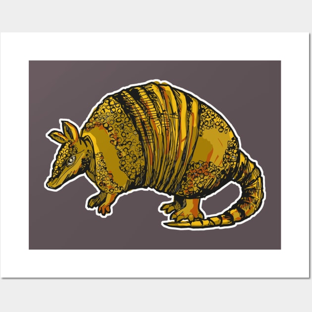 Armadillo Wall Art by saitken